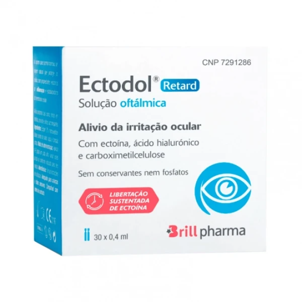 Ectodol Retard Solução Oftálmica 0.4ml x30 Unidades